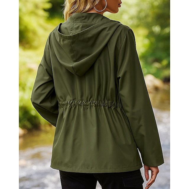 Women's Hiking Jacket Rain Coat Outdoor Waterproof