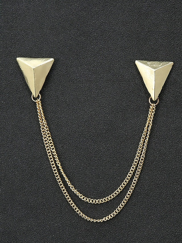 Pins Men's Alloy Reindeer – Elegant Christmas Collar