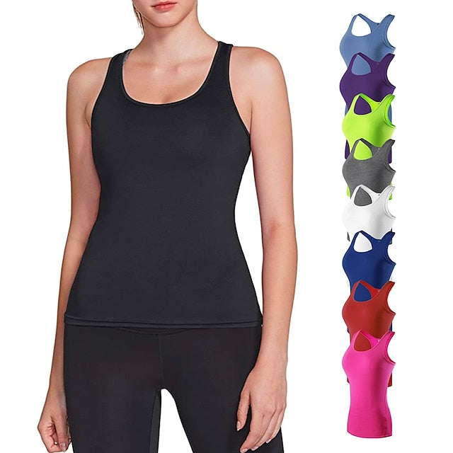 Women's Running Tank Top Compression Tank Top Racerback