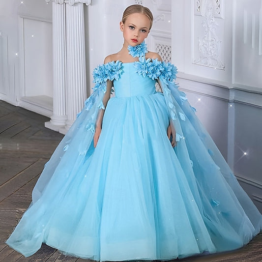 Dress Princess Girls' Flower Girl Kid's