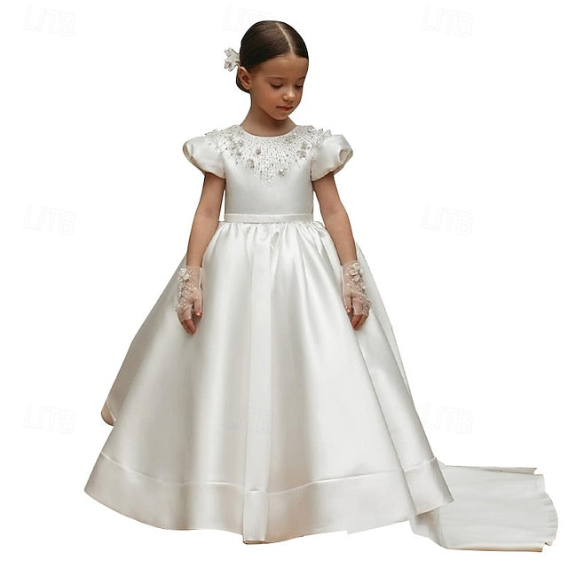 Party Dress First Communion Girl Girls' Flower