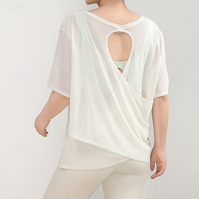 Women's Sports shirts pilates top Sports Top Skin Friendly