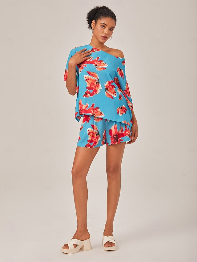 Summer Vacation High-waisted Tie-front Fresh Mini Short