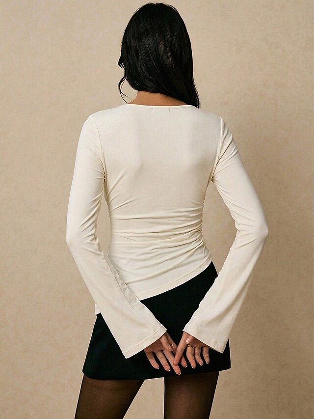 Women's T Shirt Asymmetrical Elegant Stylish Classic Long