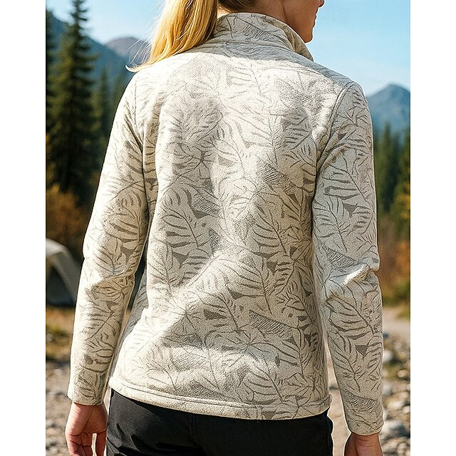 Women's Outdoor Jacket Hiking Jacket Fleece Jacket Outdoor