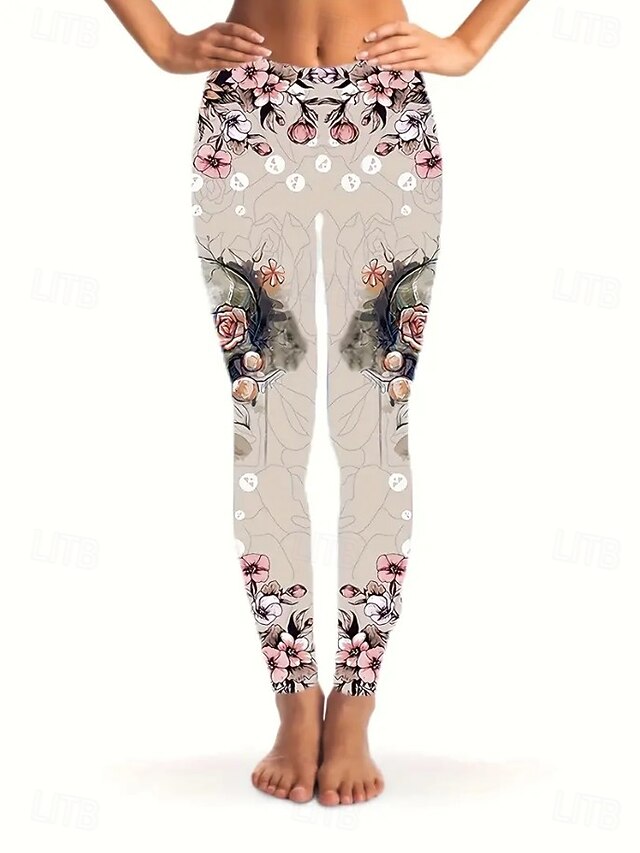 Women's Leggings Vacation Fashion Casual Ankle-Length High