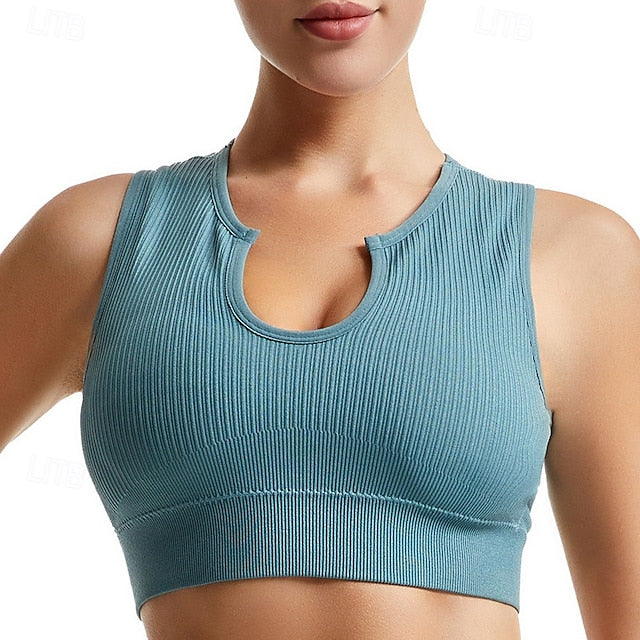 Women's Light Support Sports Bra Running Bra Wirefree