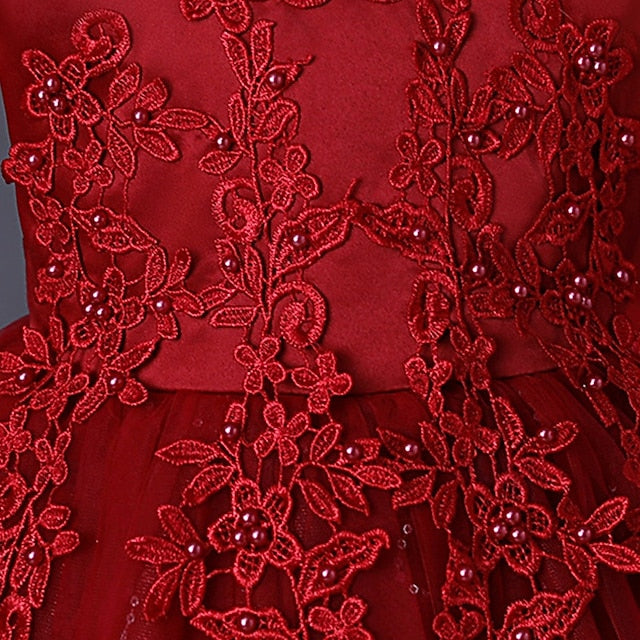 Girls' Princess Dress Kid's Girl Flower