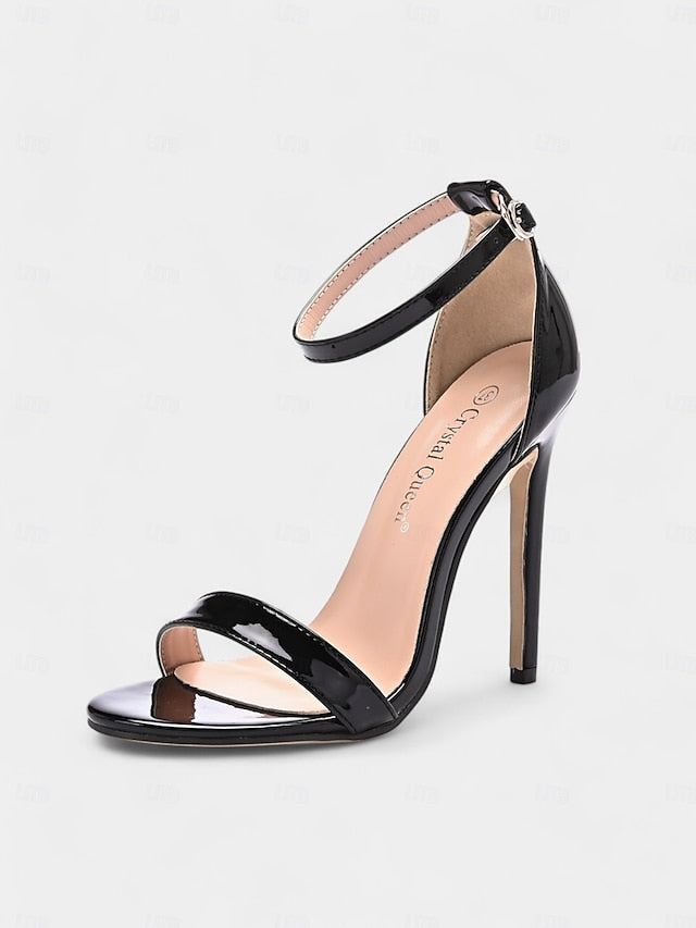 for Wedding Women Metallic Heel – Stiletto Sandals Sleek