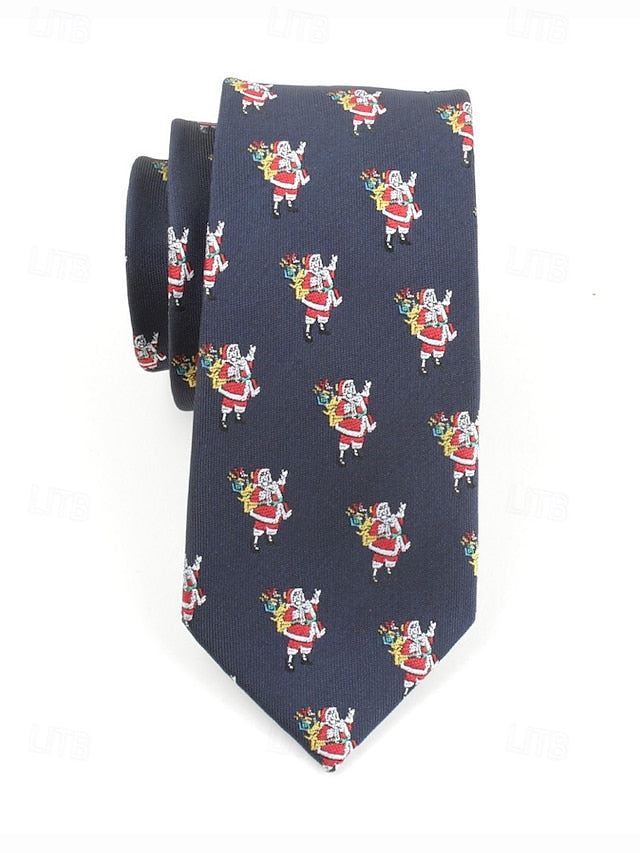 Christmas Santa with Necktie Men's