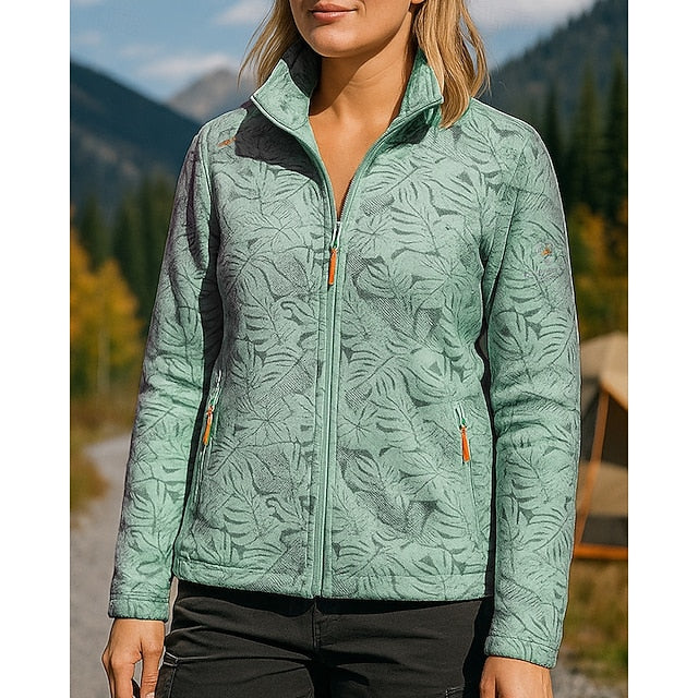 Women's Outdoor Jacket Hiking Jacket Fleece Jacket Outdoor