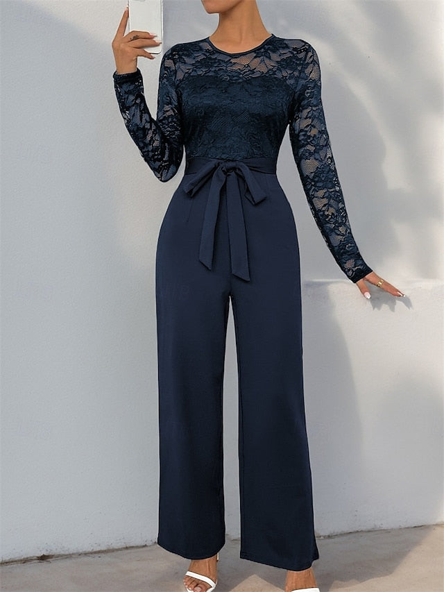Casual Jumpsuit Elegant Pantsuit of / Bride Mother Jewel the