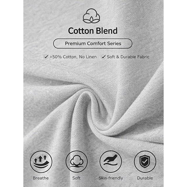 Women's Shirt Cotton Blend Blouse Plaid Casual Long Sleeve