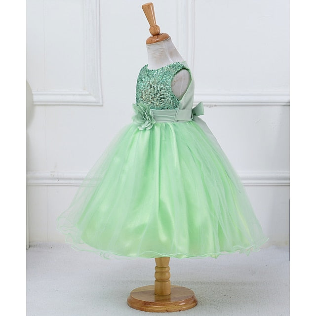 Girls' Wedding Party Girl Dress Flower