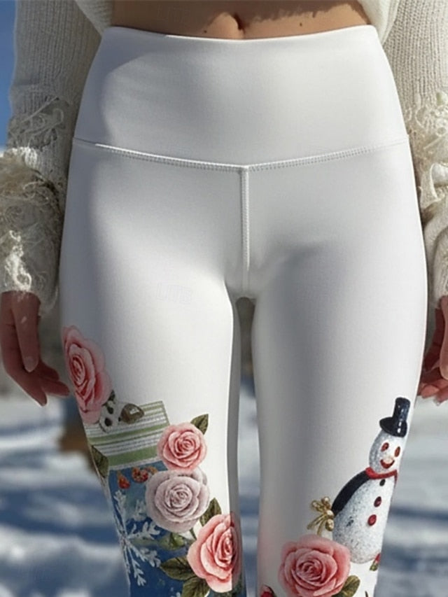 Women's Fleece Pants Leggings Vacation Streetwear Casual