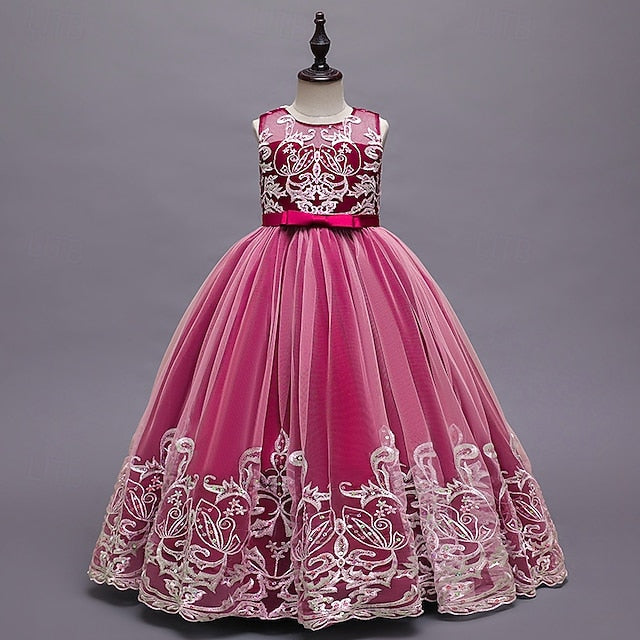 Princess Kid's Girl Flower Dress Girls'