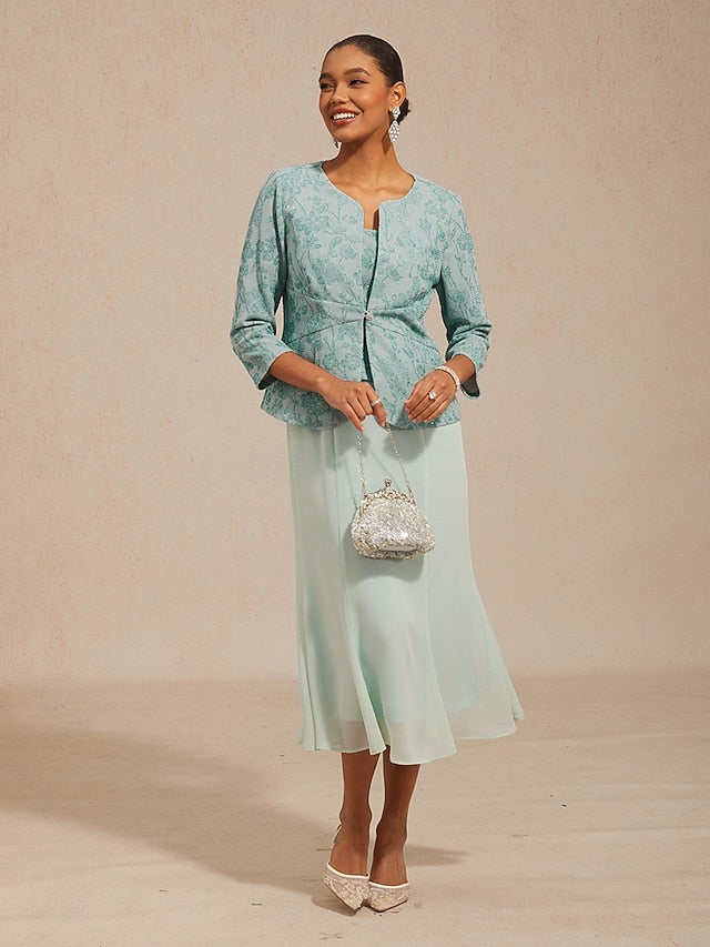 Women's Midi Dress A Line Dress Elegant Daily Wedding Guest