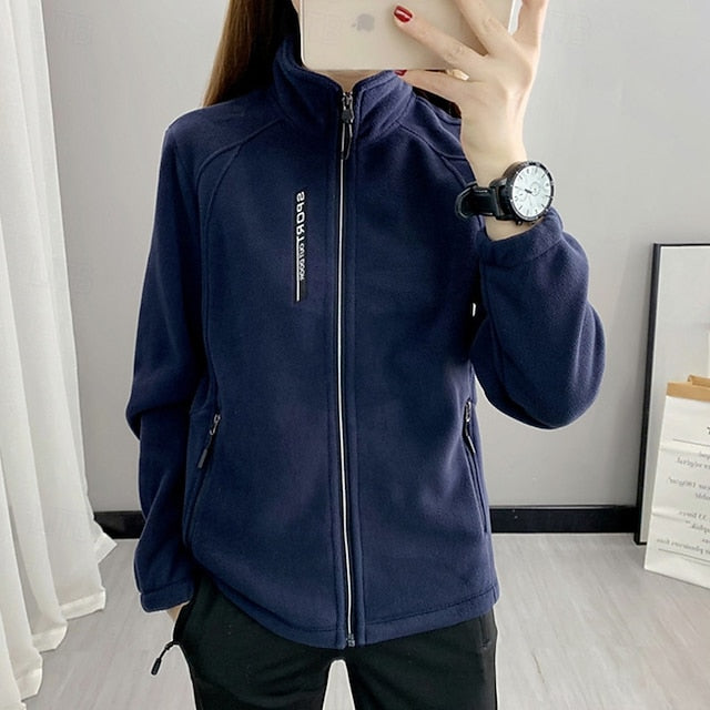 Women's Hiking Jacket Fleece Jacket Winter Coat Thermal