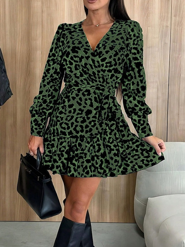 Women's Mini Dress Casual Dress Print Dress Elegant Fashion