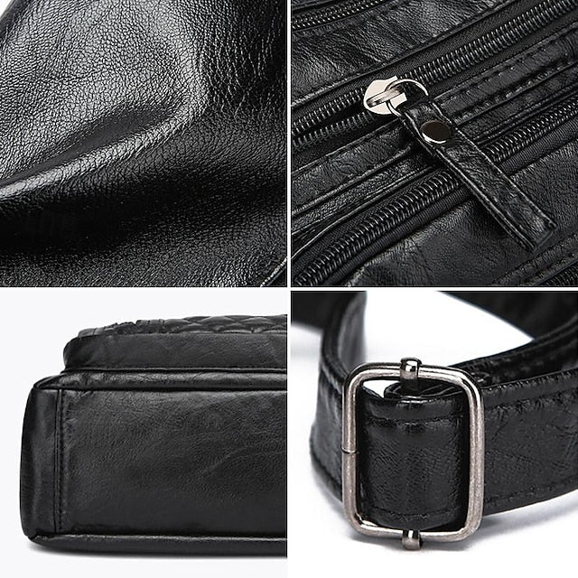 Leder Mehrere frauen mit Tasche Gesteppte Crossbody Faux