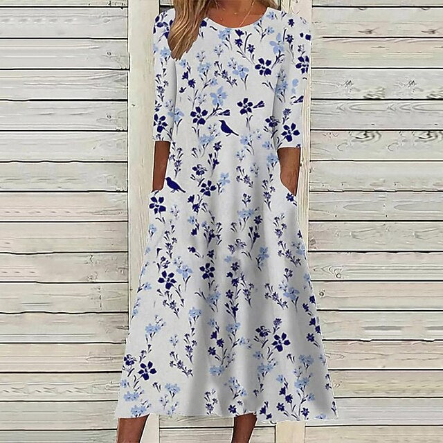 Women's Long Dress Maxi Dress Casual Dress Floral Dress