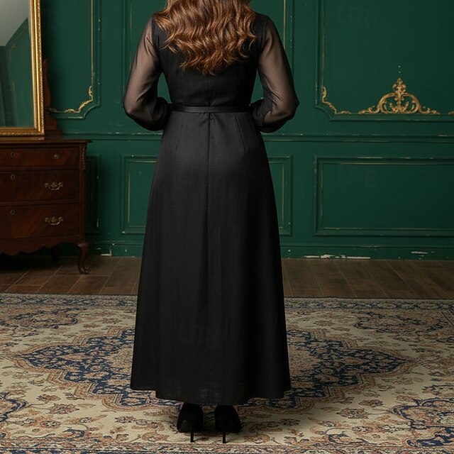 Women's Midi Dress Shirt Dress Elegant Vintage Fashion