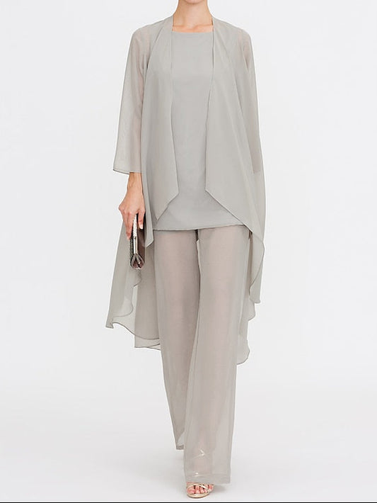 Wedding Mother 3 Piece Pantsuit the of Bride Beach