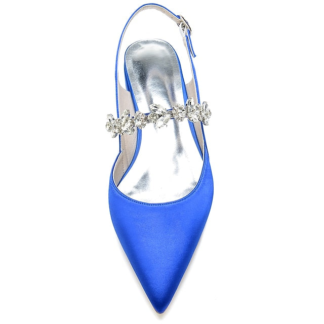 Wedding Bridal Shoes Women's Heel Flat Crystal