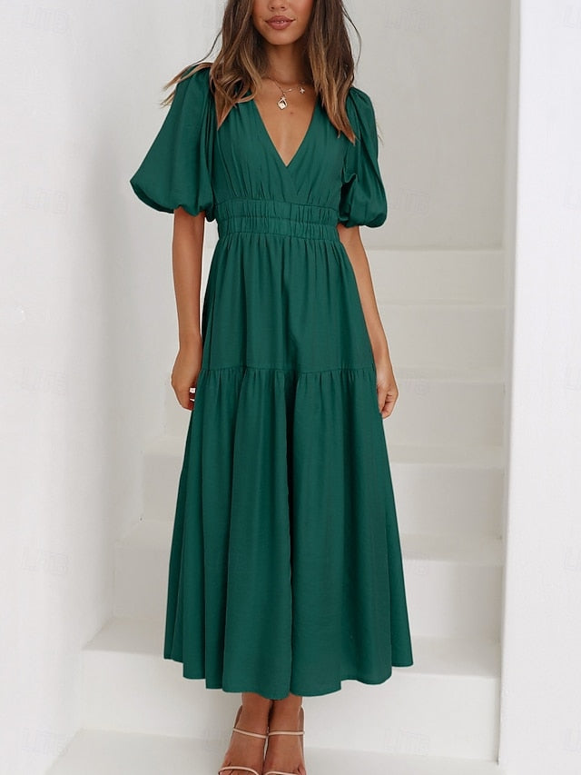 Women's Maxi Dress Casual Dress A Line Dress Stylish Basic