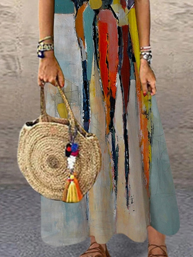 Women's Maxi Dress Casual Dress Sundress Shift Dress Casual