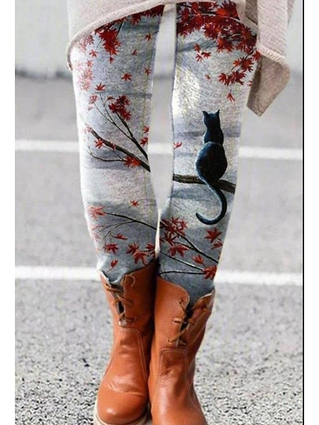 Women's Slacks Leggings Cozy Leggings Vacation Vintage