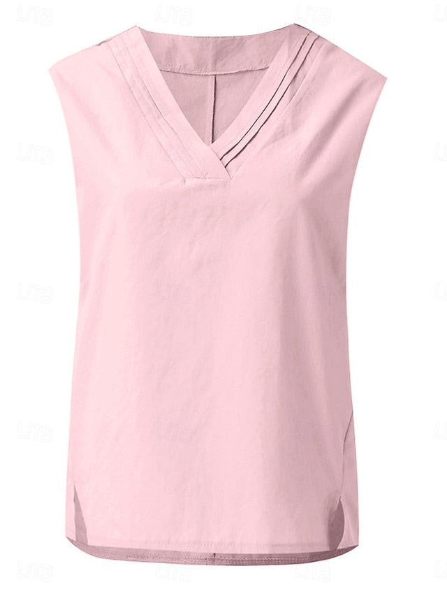 Women's Camisole Tank Top Solid Color Daily Casual