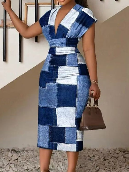 Women's Midi Dress Casual Dress Bodycon Summer Dress