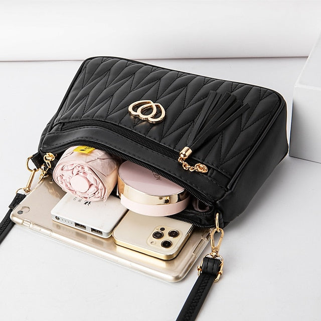 Shoulder Crossbody PU Bag Leather Hobo Women's