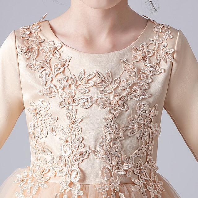 Party Girl Flower Princess Girls' Dress