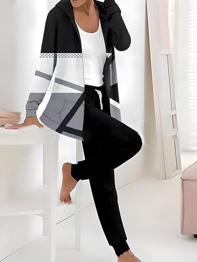 Women's 2 Pieces Tracksuits Pants Sets Long Sleeve Active