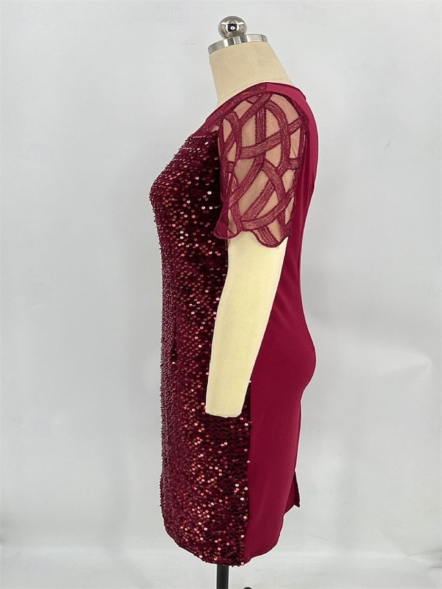 Tea Crew Bride Length the Elegant Mother Neck of Dress