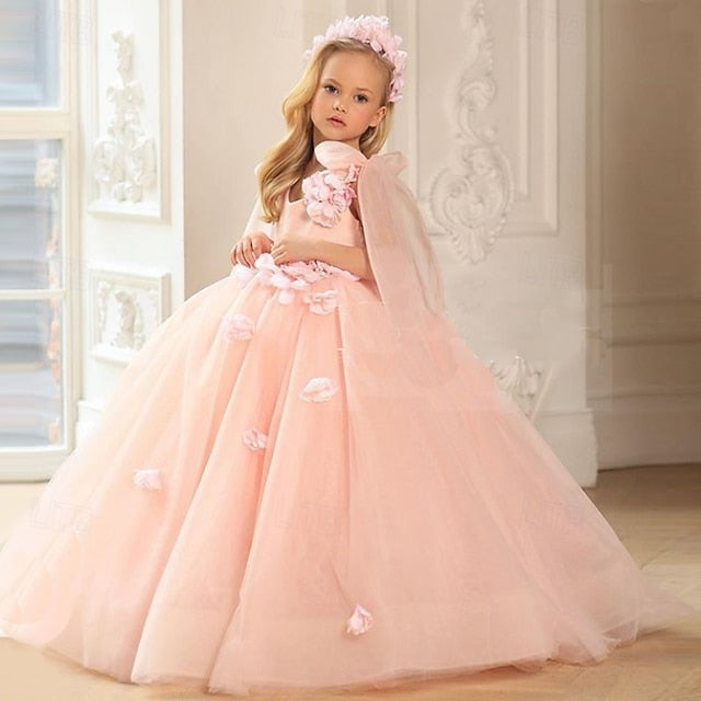 Girl Party Girls' Communion Dress Flower First