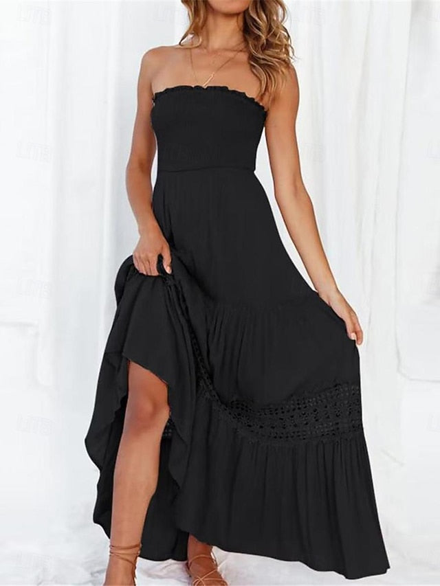 Women's Long Dress Maxi Dress White Dress Casual Dress