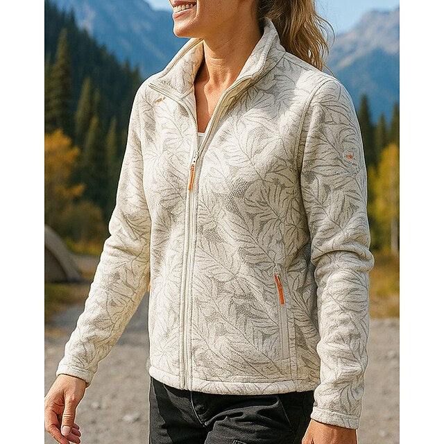 Women's Outdoor Jacket Hiking Jacket Fleece Jacket Outdoor