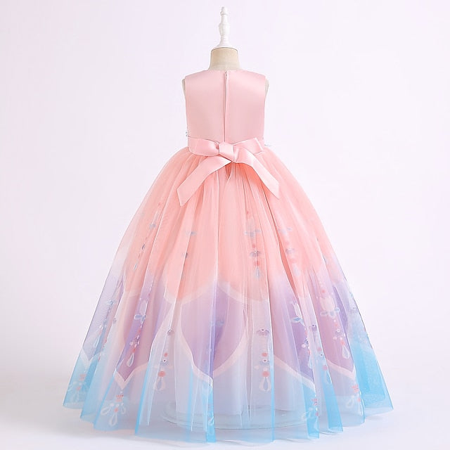 Girls' Party Kids Flower Dress Girl