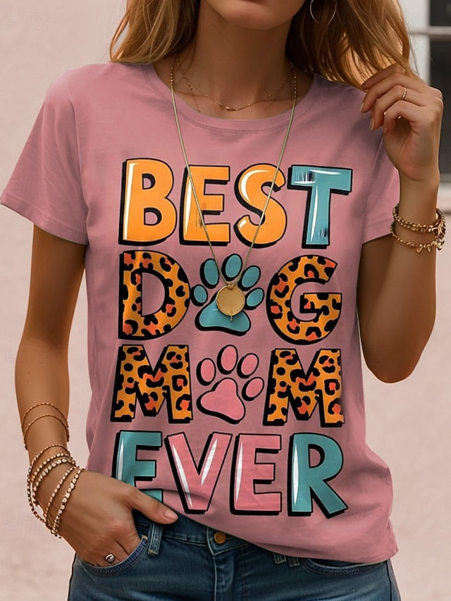 Thanksgiving Day Women's T Shirt Print Graphic Animal Dog