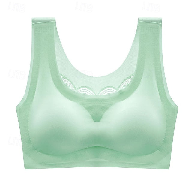 Women's Light Support Sports Bra Running Bra Removable Pad