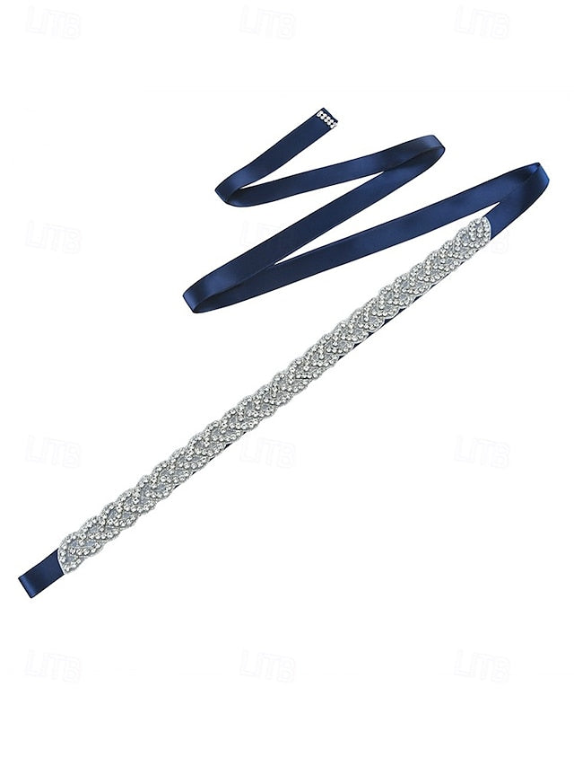 Bridal Waistband Elegant – Rhinestone Crystal Wedding