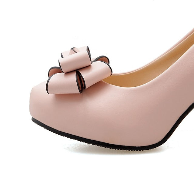 Heel Heels Lolita Girls' Daily PU Shoes Cosplay