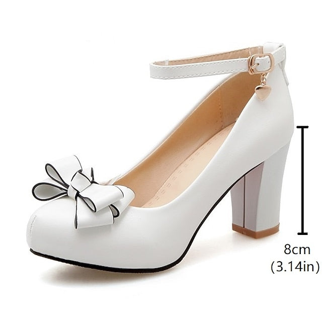 Heels Heel Cosplay PU Lolita Shoes Girls' Daily