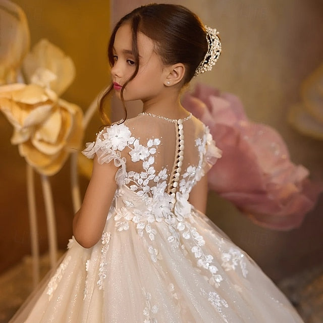 Girls' Kids Dress Communion Girl Party First Flower