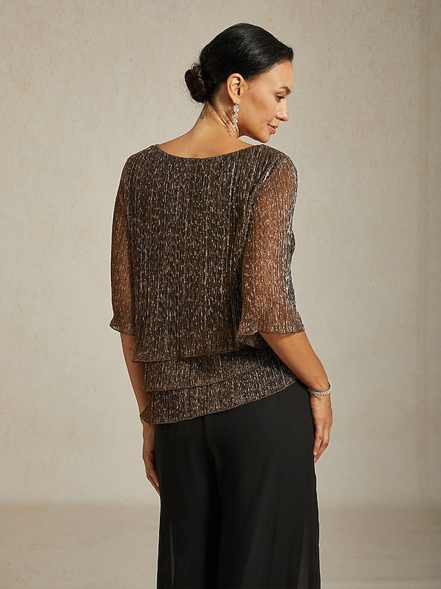 Women's Blouse Dressy Tops Flowy Tops Chiffon Tops Sequins