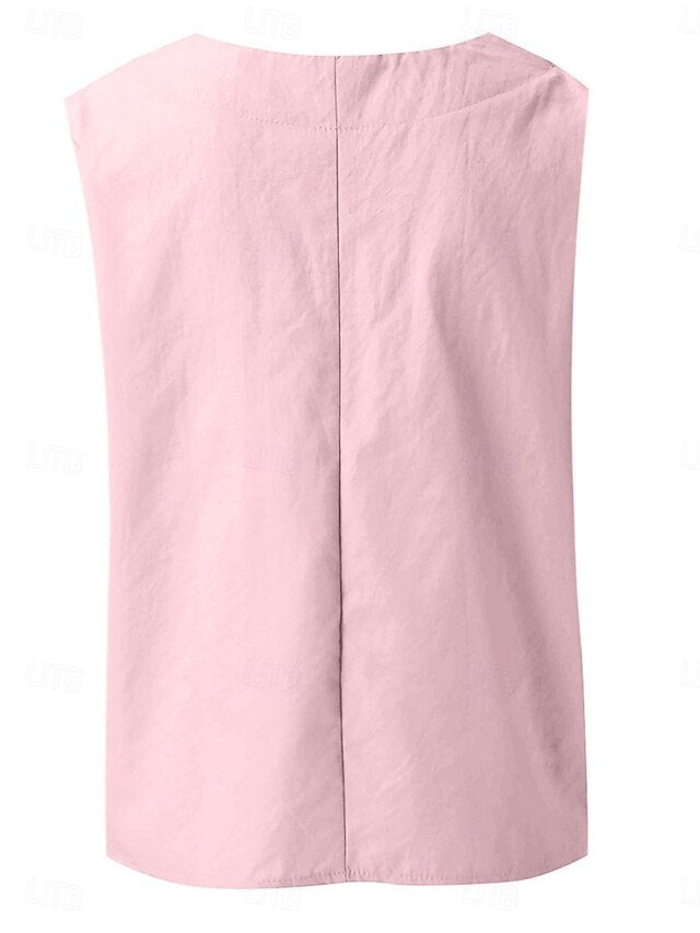 Women's Camisole Tank Top Solid Color Daily Casual