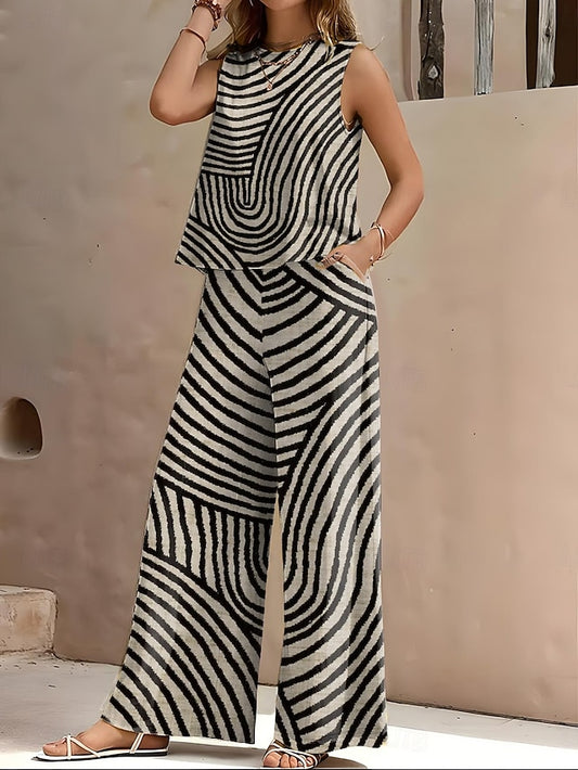 Women's 2 Pieces Vintage Daily Stylish Two Piece Sets